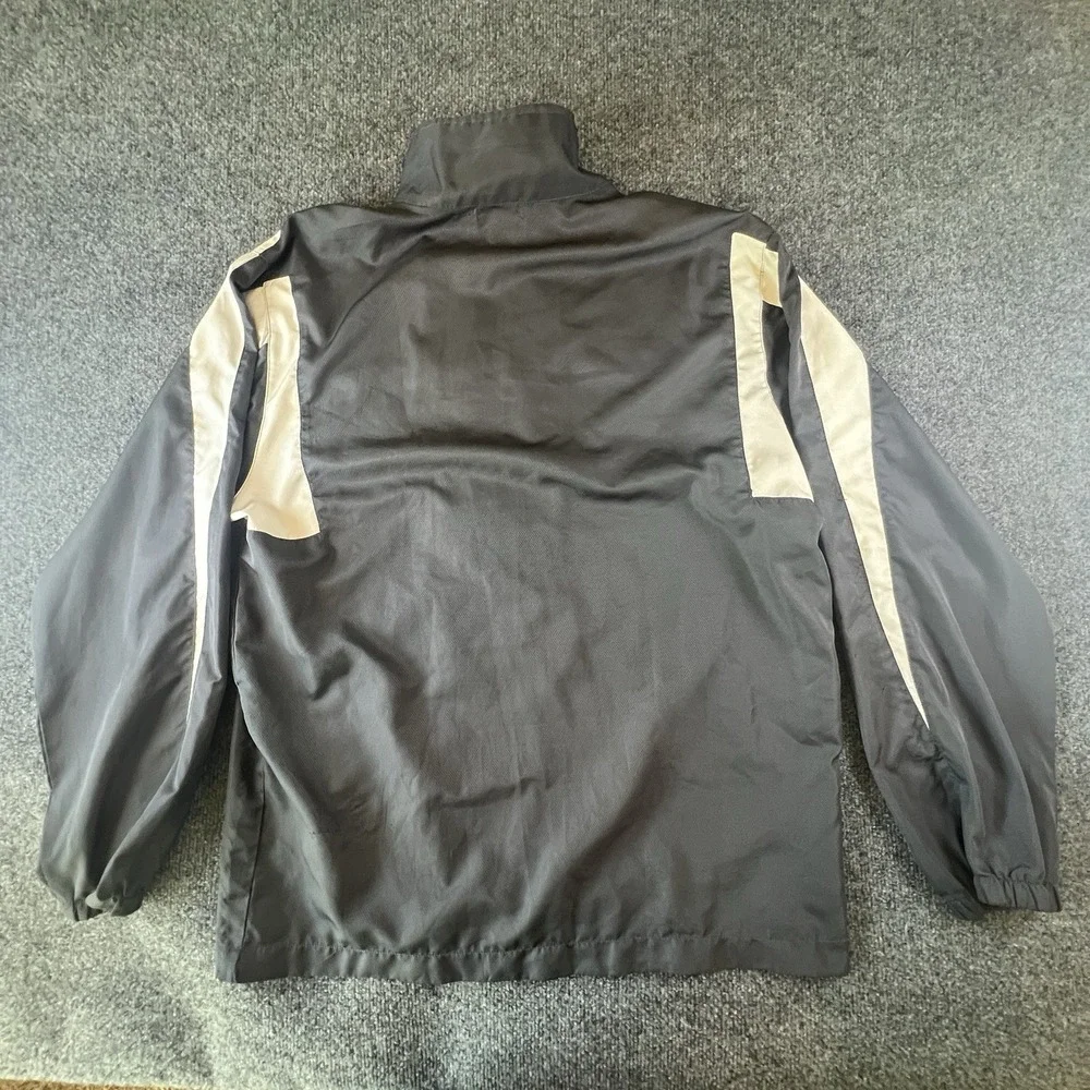 Sports Illustrated Mens XL Windbreaker‎ Gray 90s Lightweight EUC!